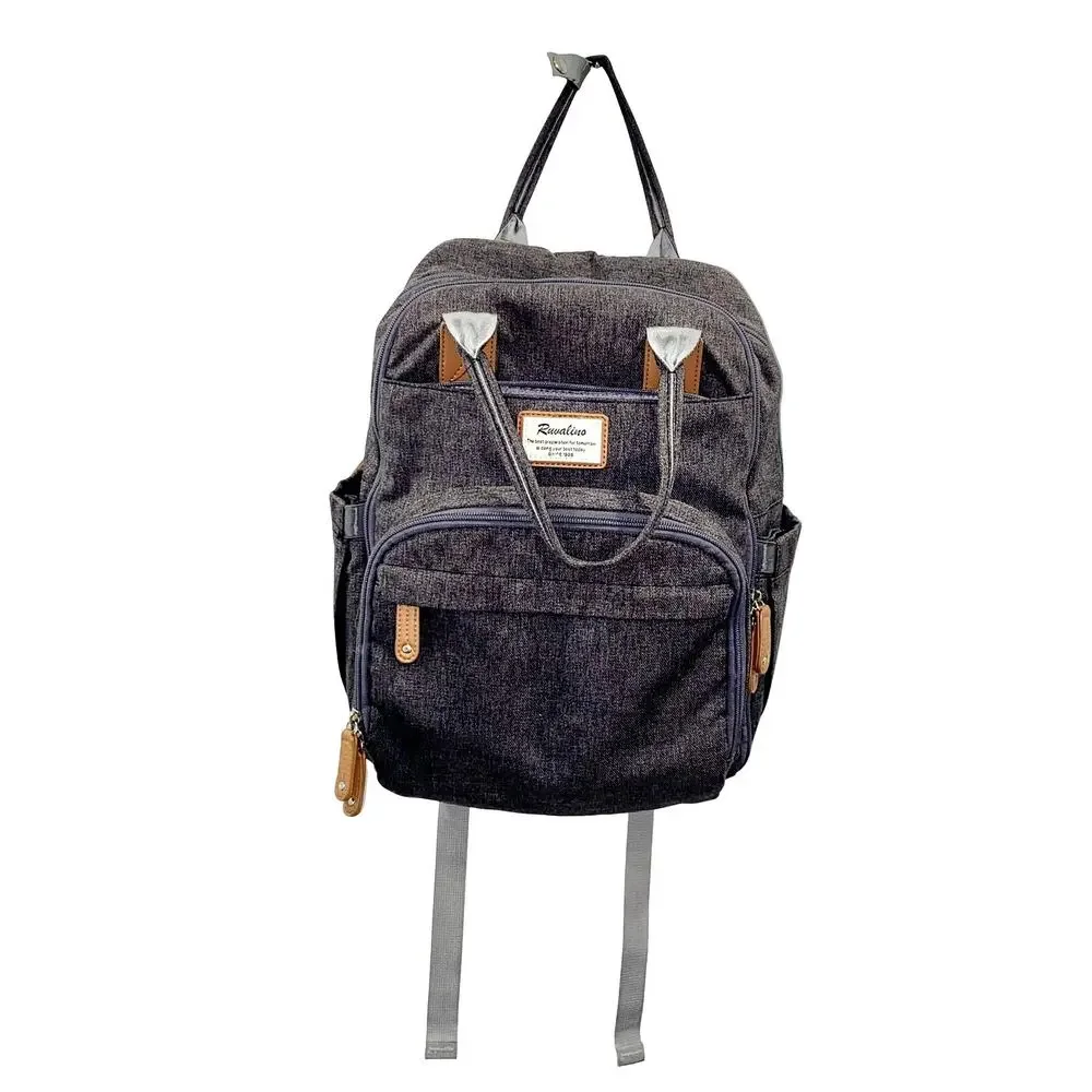 Ruvalino Diaper Bag Backpack in Dark Gray
